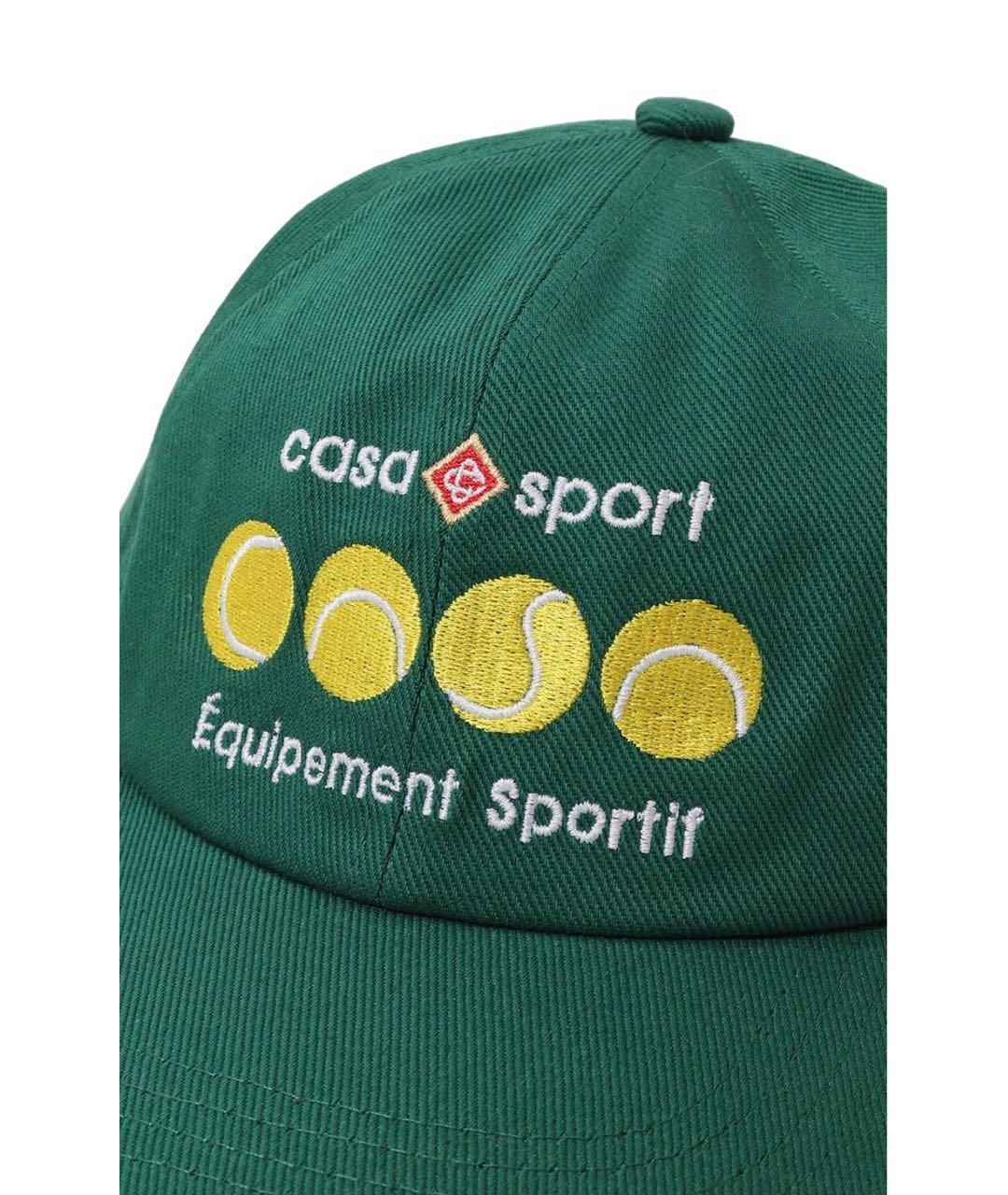 CASABLANCA Зеленая хлопковая кепка/бейсболка, фото 4