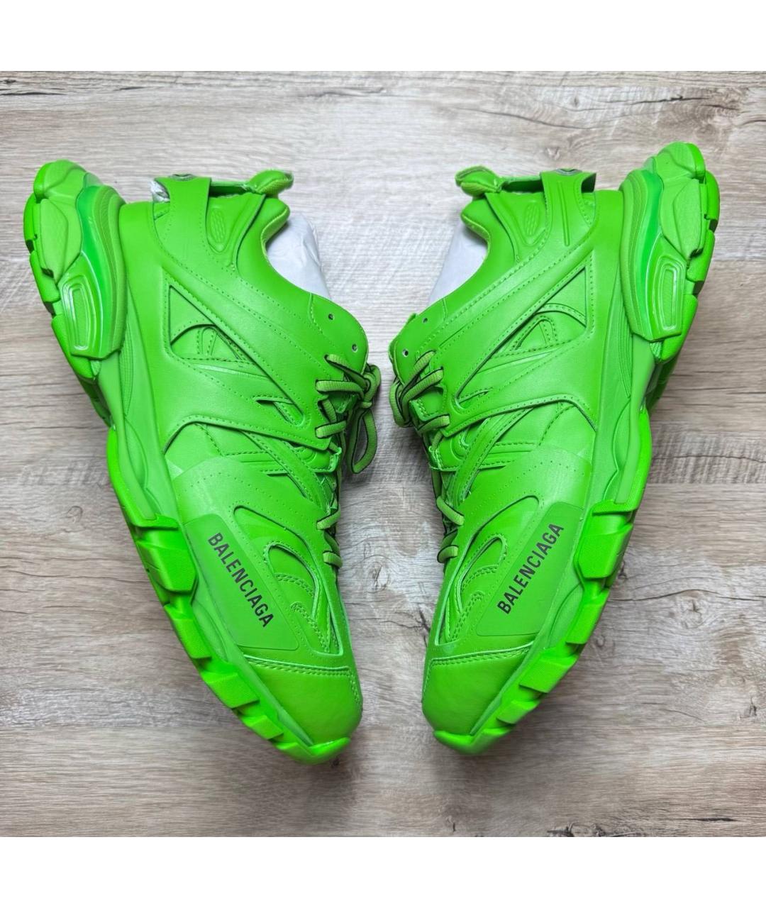 BALENCIAGA Зеленые низкие кроссовки / кеды, фото 7