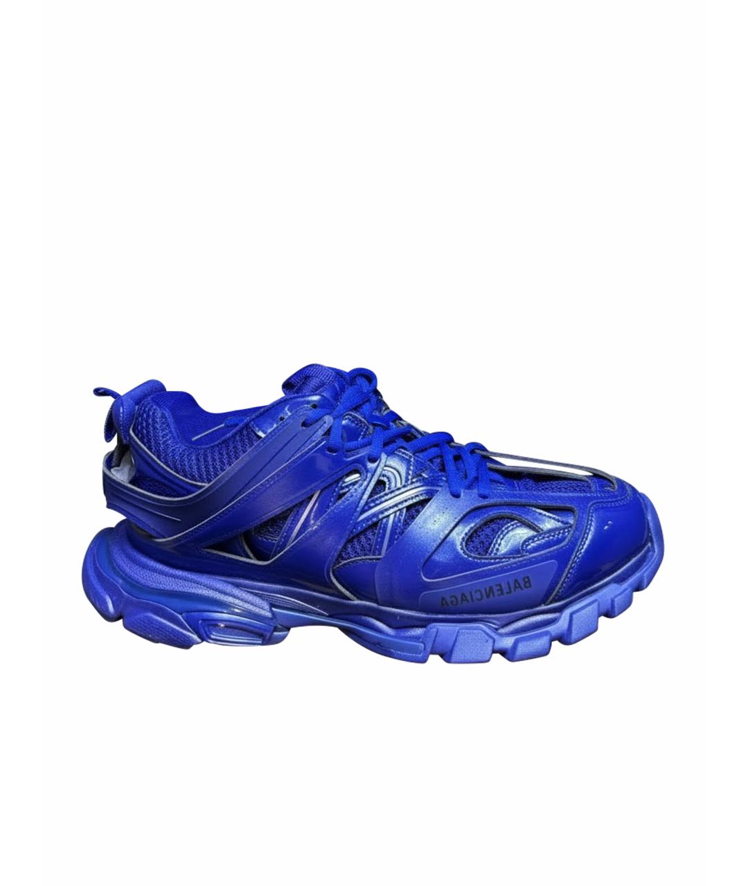 BALENCIAGA Синие низкие кроссовки / кеды, фото 1