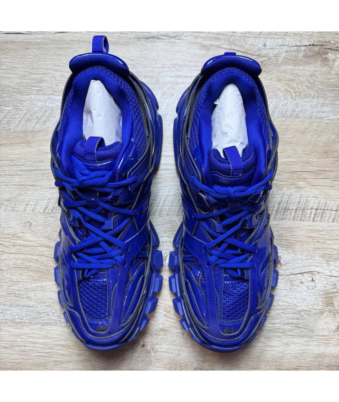 BALENCIAGA Синие низкие кроссовки / кеды, фото 5