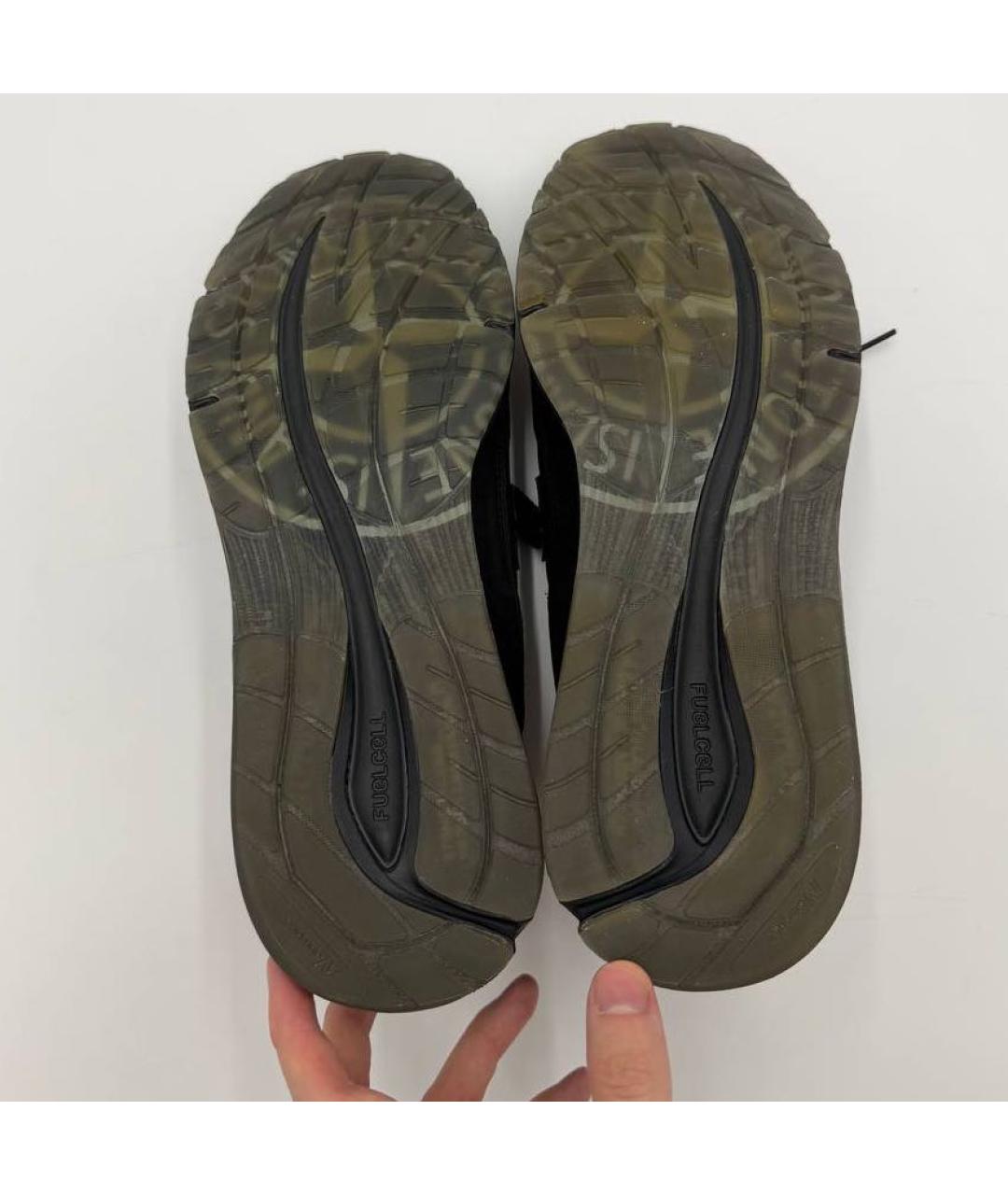 STONE ISLAND Черные низкие кроссовки / кеды, фото 5