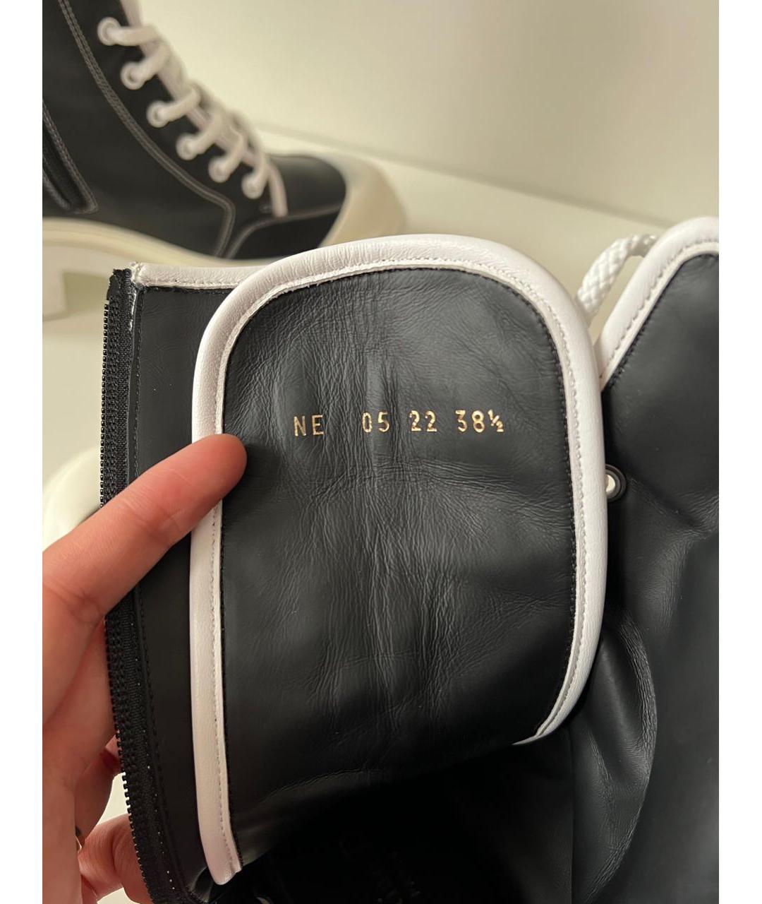 CHRISTIAN DIOR Черные ботинки, фото 4