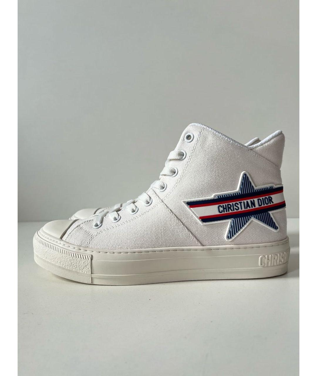 CHRISTIAN DIOR Белые кеды, фото 3
