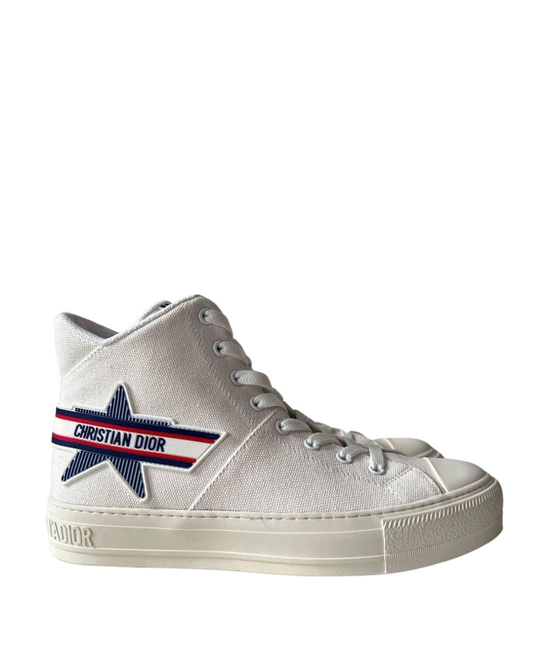 CHRISTIAN DIOR Белые кеды, фото 1