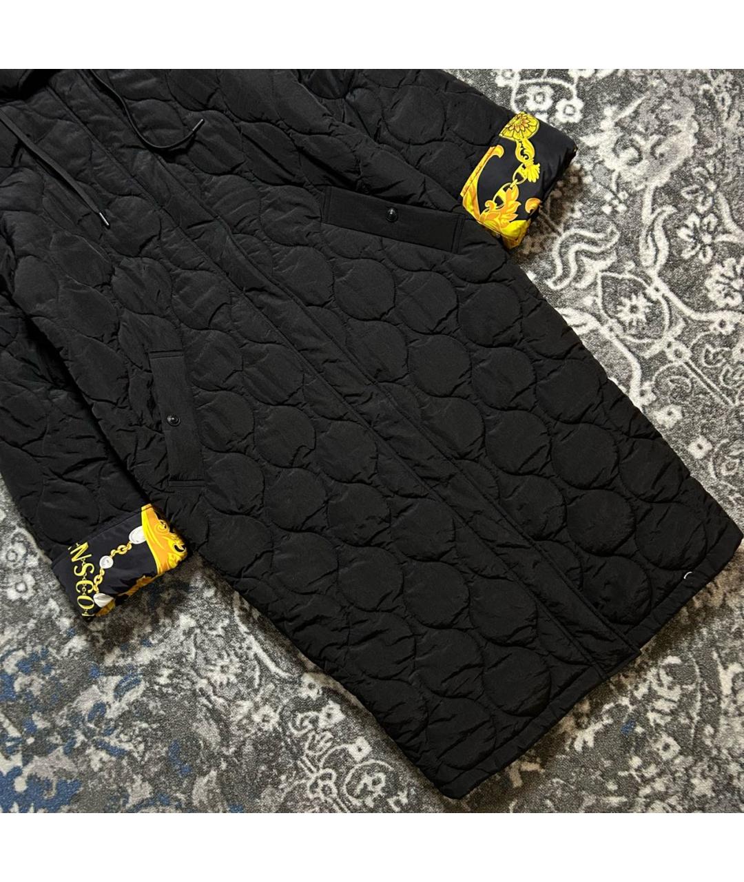 VERSACE JEANS COUTURE Черная полиамидовая куртка, фото 4