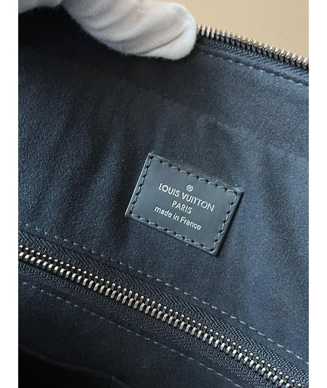 LOUIS VUITTON Темно-синий портфель, фото 7