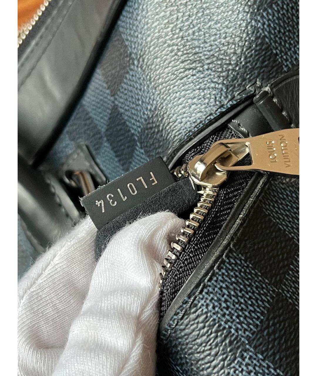 LOUIS VUITTON Темно-синий портфель, фото 8