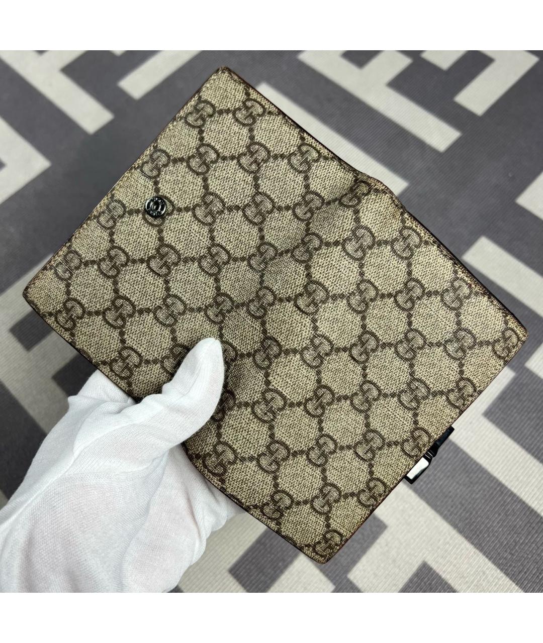 GUCCI Бежевый кошелек, фото 7