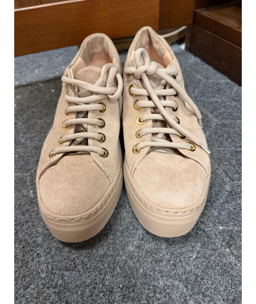 AGL Коричневые замшевые кеды, фото 2