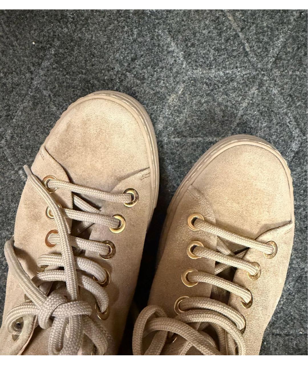 AGL Коричневые замшевые кеды, фото 3