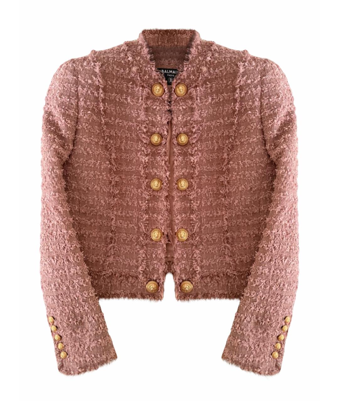BALMAIN Коралловый жакет/пиджак, фото 1