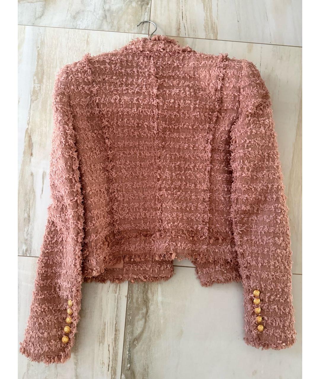 BALMAIN Коралловый жакет/пиджак, фото 2