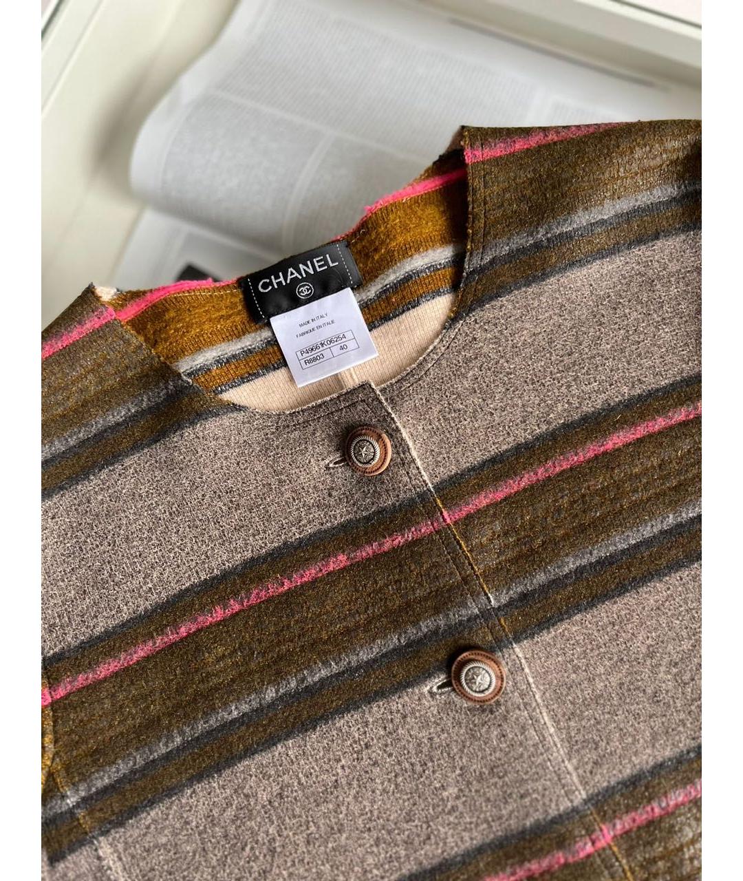 CHANEL Коричневый джемпер / свитер, фото 5