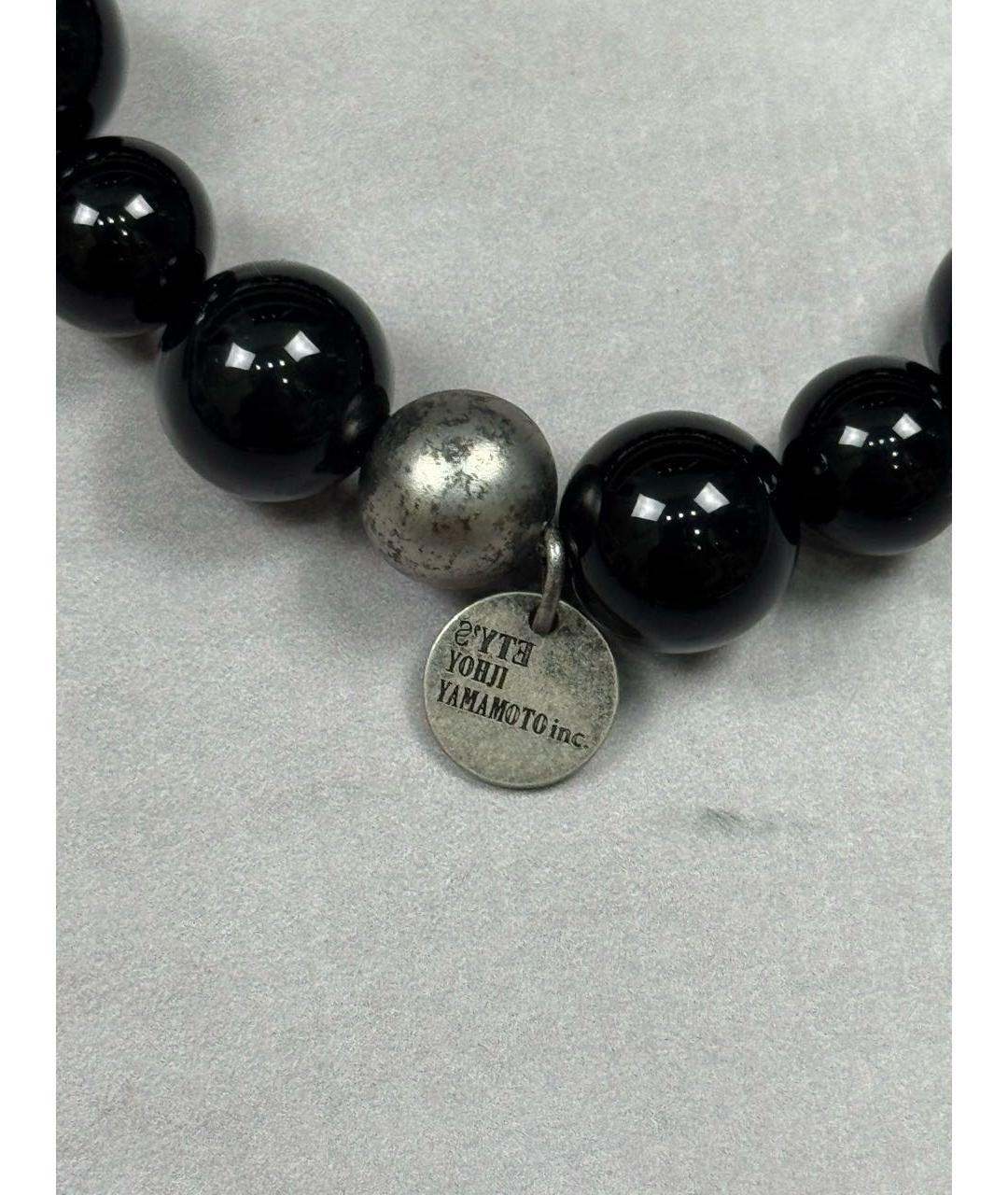 YOHJI YAMAMOTO Черный браслет, фото 3
