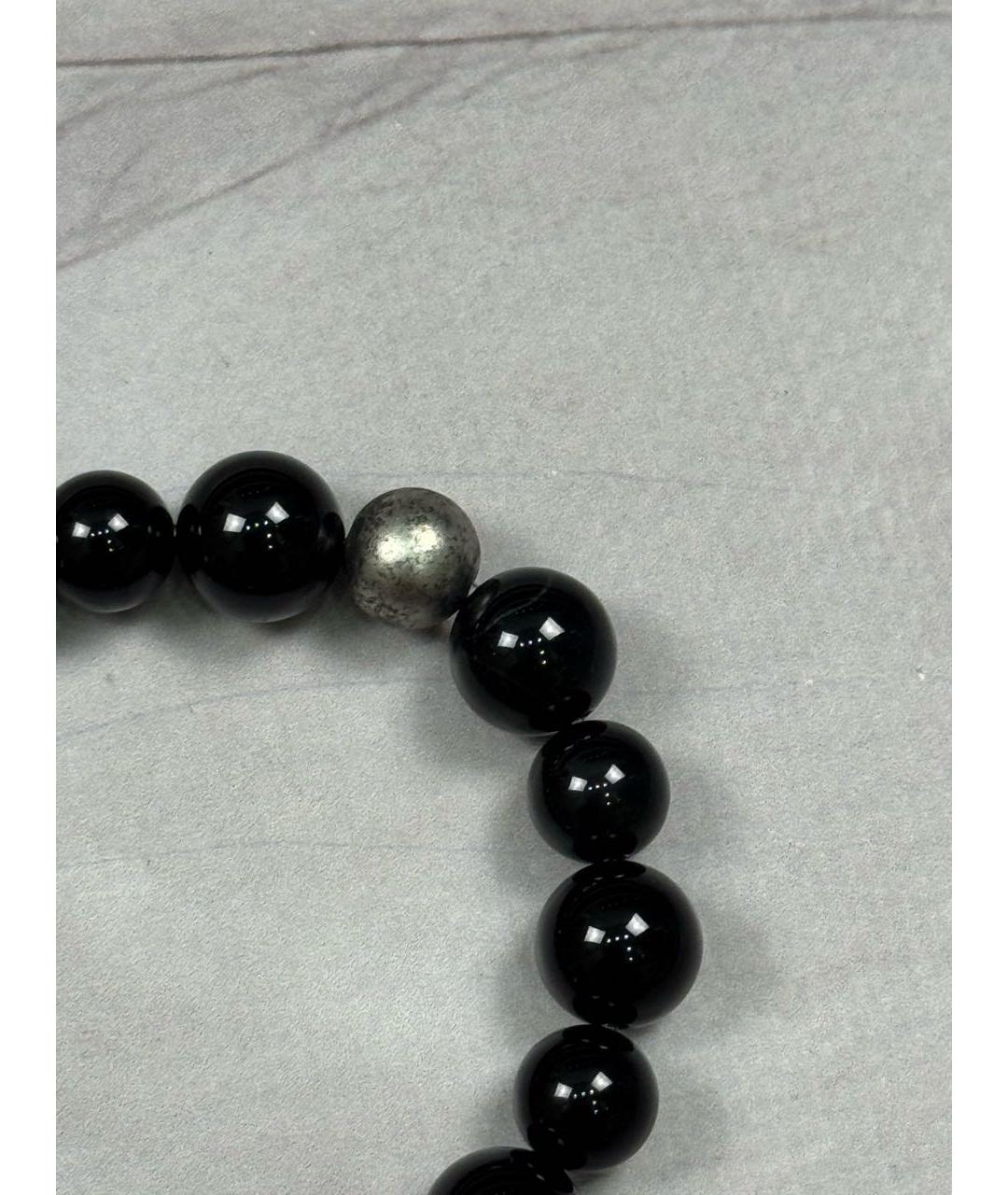 YOHJI YAMAMOTO Черный браслет, фото 4