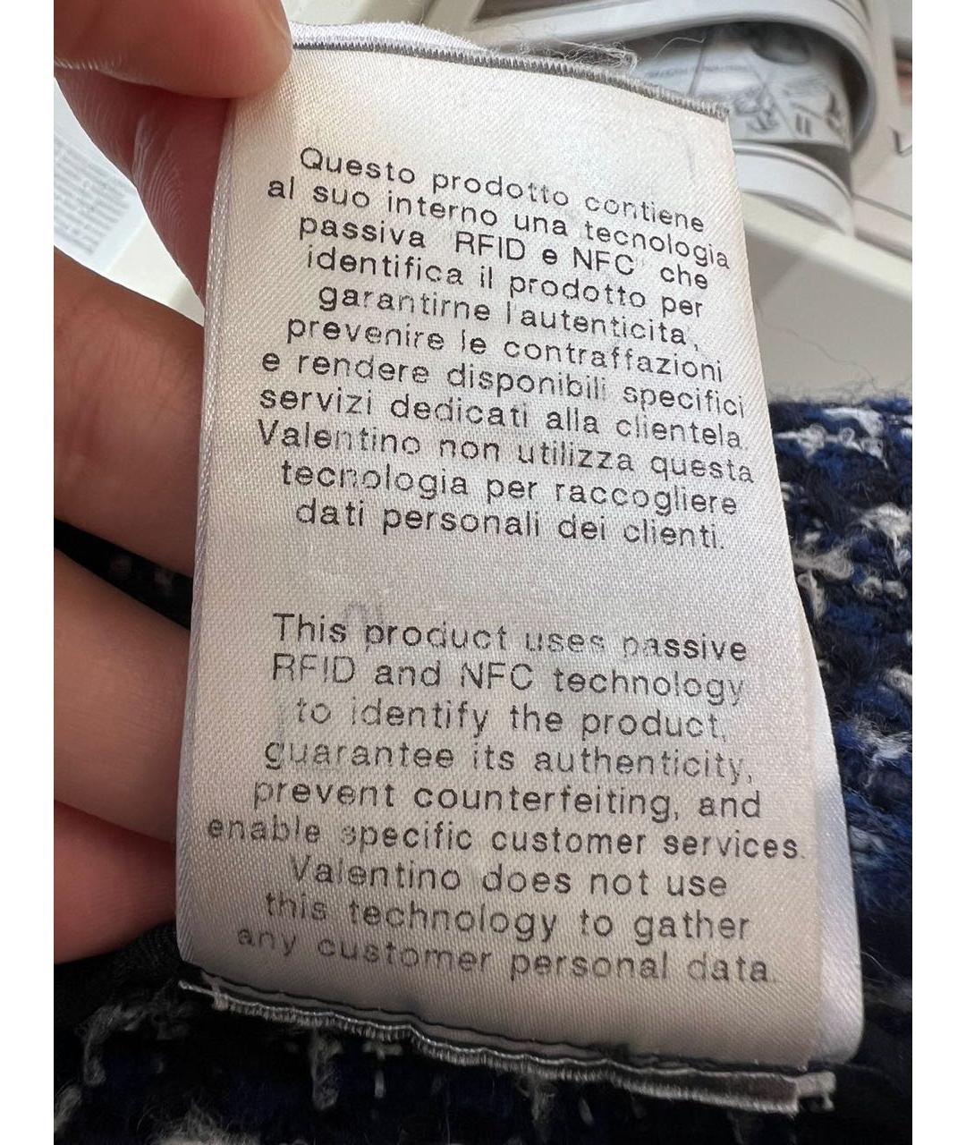 VALENTINO Темно-синие шорты, фото 3