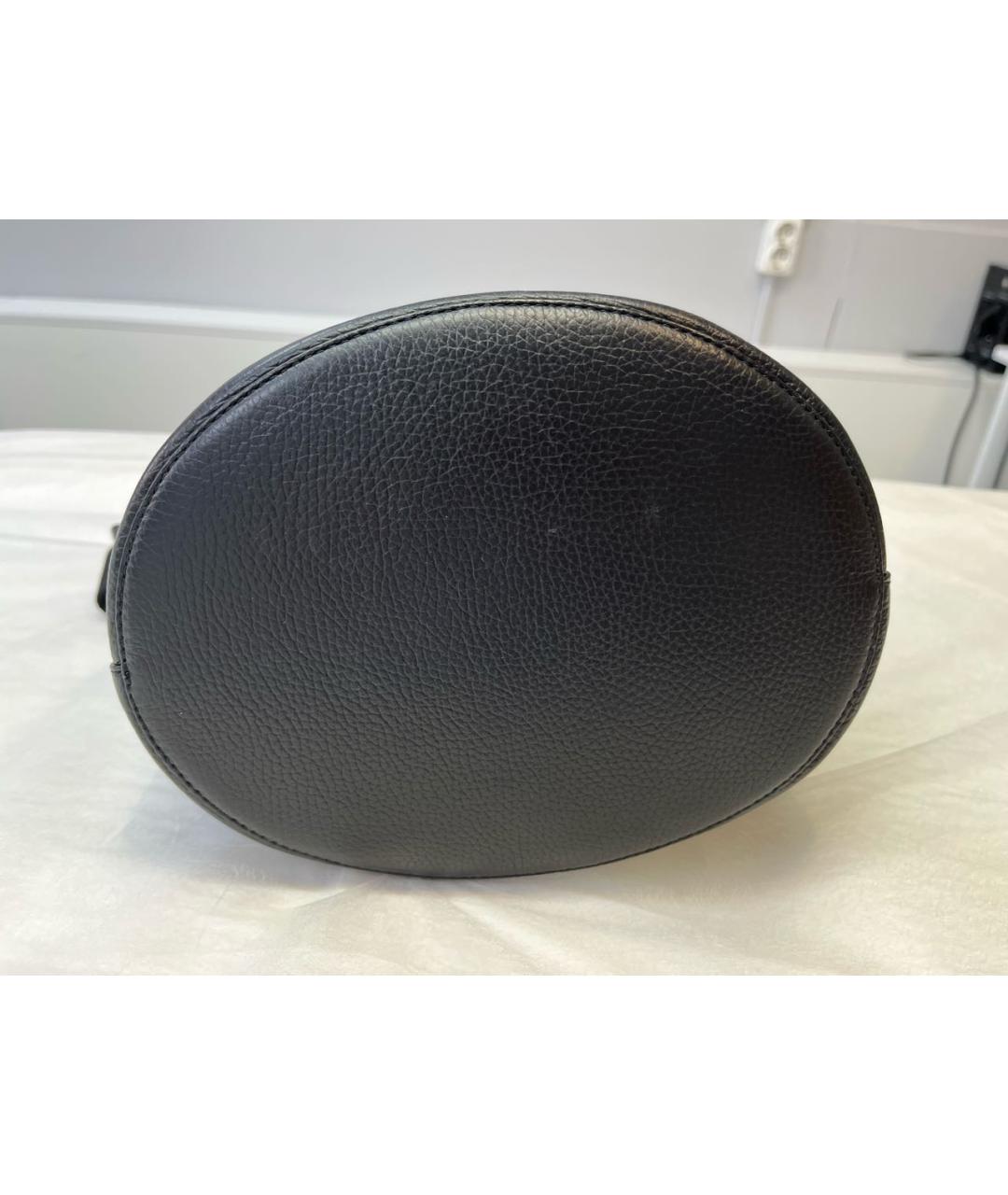 FURLA Черная кожаная сумка через плечо, фото 5