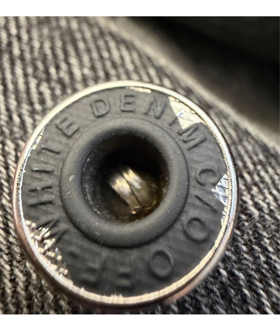 OFF-WHITE Антрацитовая хлопковая куртка, фото 8