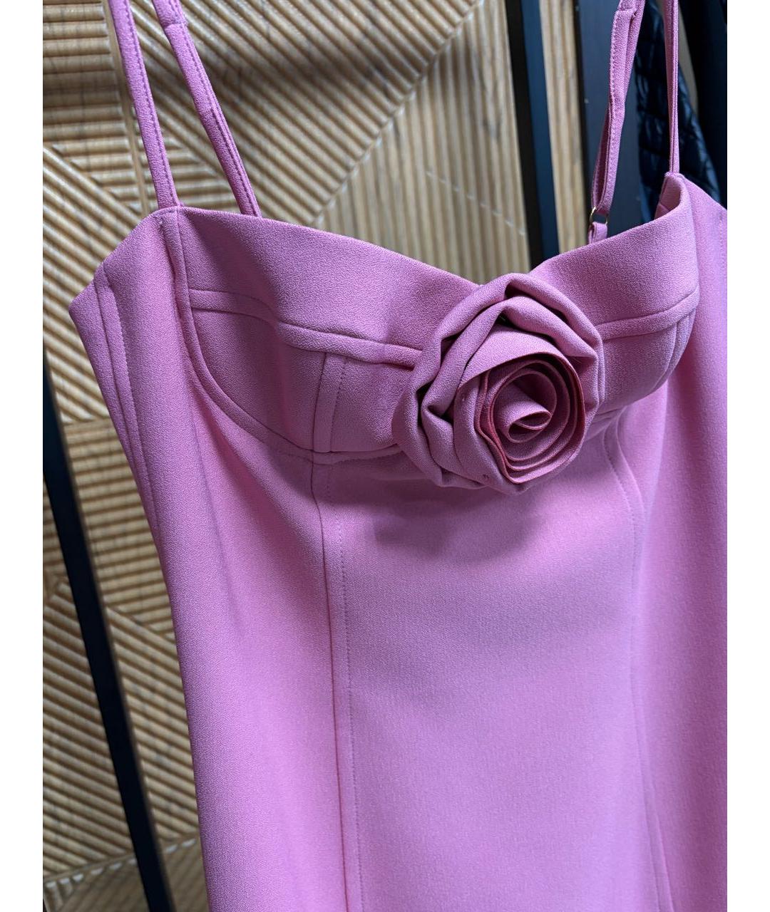 BLUMARINE Розовое коктейльное платье, фото 3