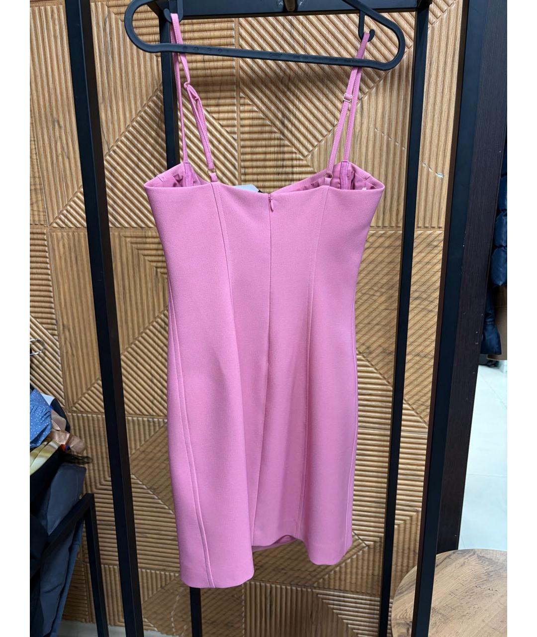 BLUMARINE Розовое коктейльное платье, фото 6