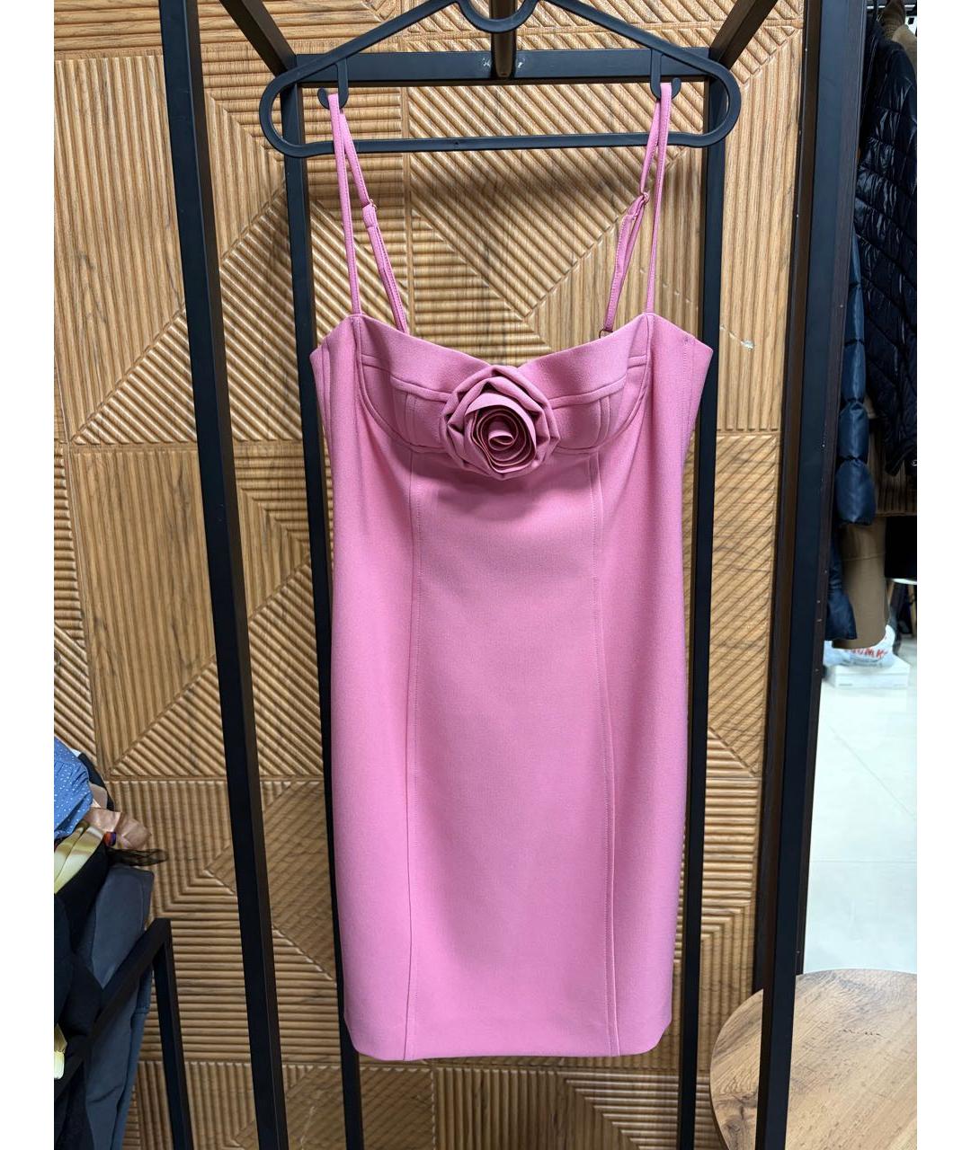 BLUMARINE Розовое коктейльное платье, фото 2