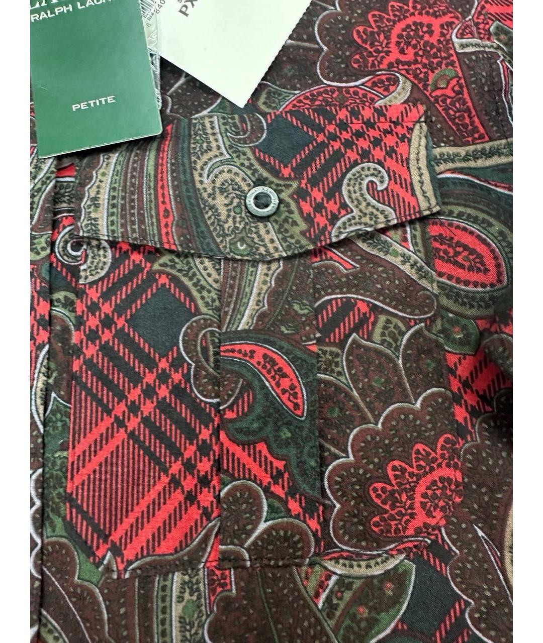 RALPH LAUREN Мульти хлопковая рубашка, фото 6
