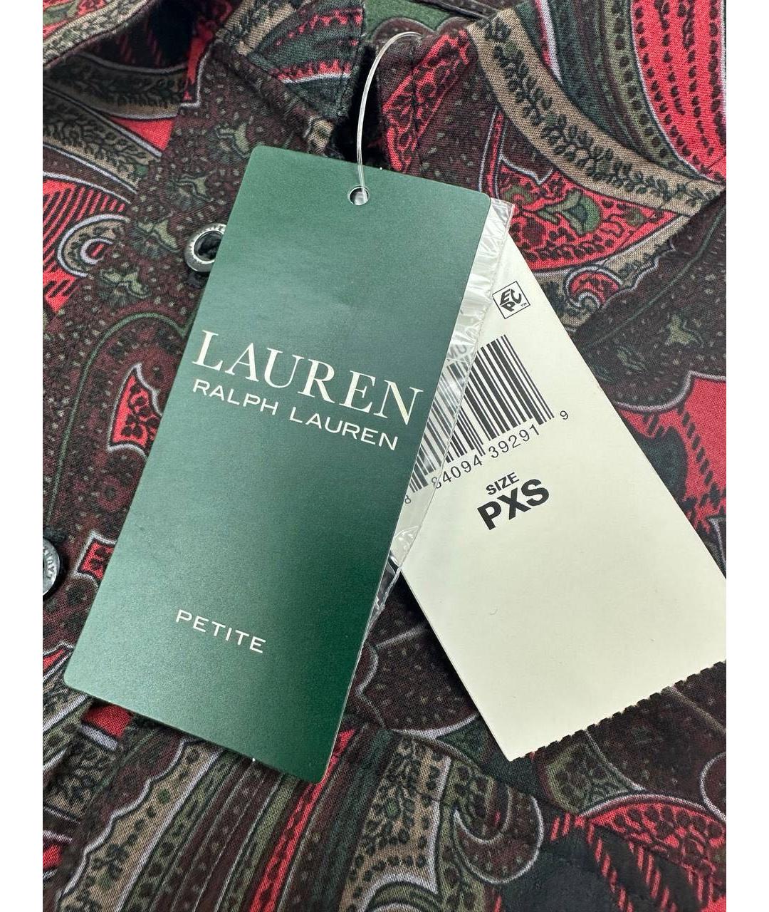 RALPH LAUREN Мульти хлопковая рубашка, фото 5