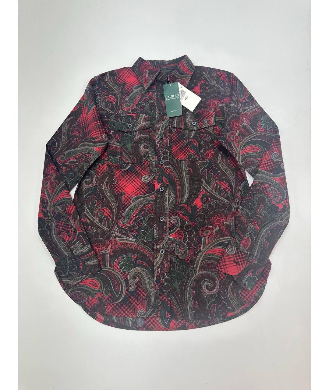 RALPH LAUREN Мульти хлопковая рубашка, фото 9
