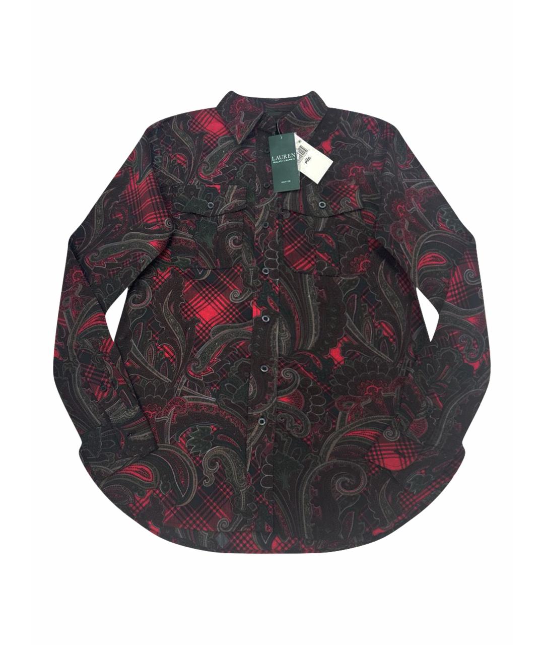 RALPH LAUREN Мульти хлопковая рубашка, фото 1