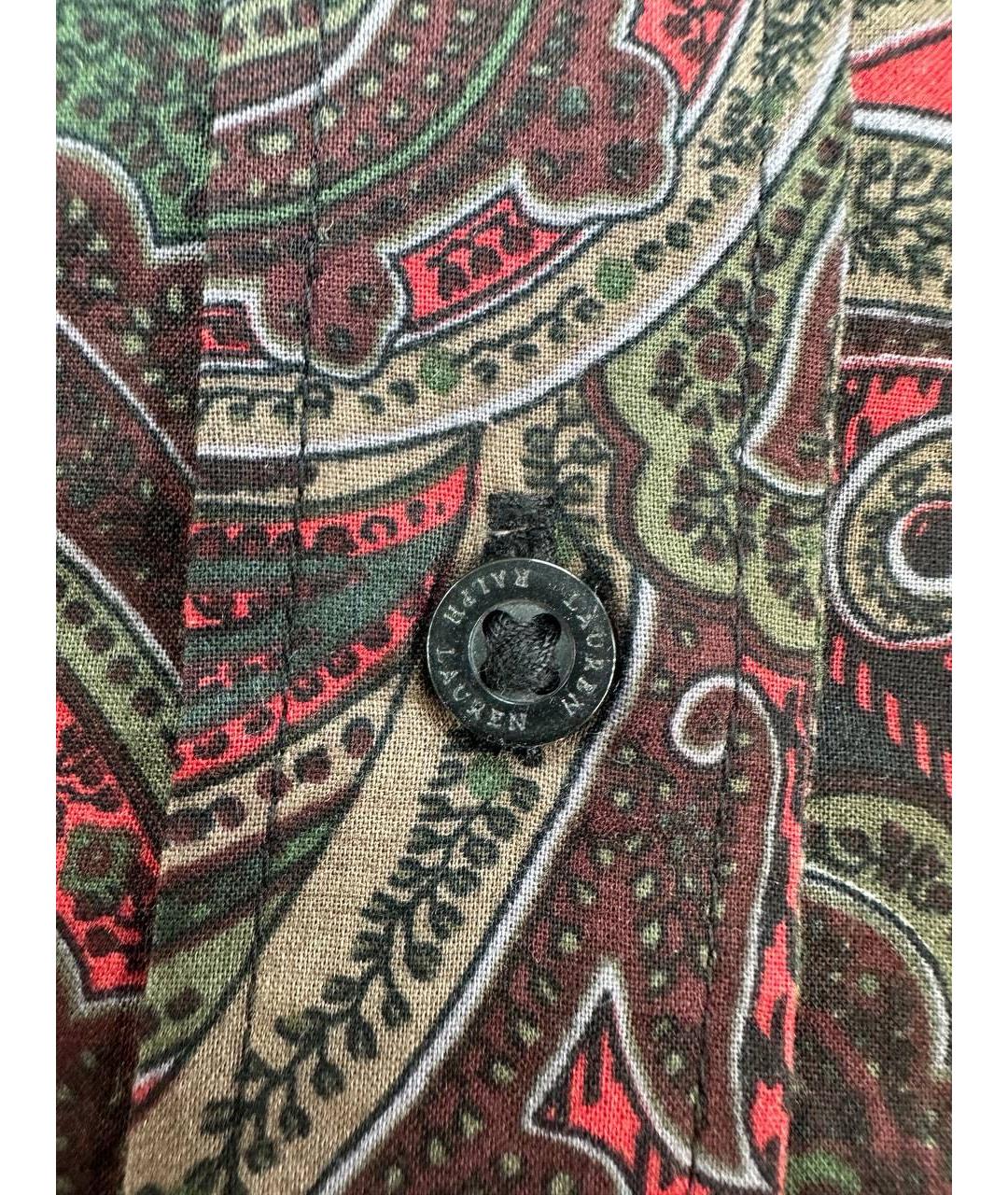 RALPH LAUREN Мульти хлопковая рубашка, фото 7