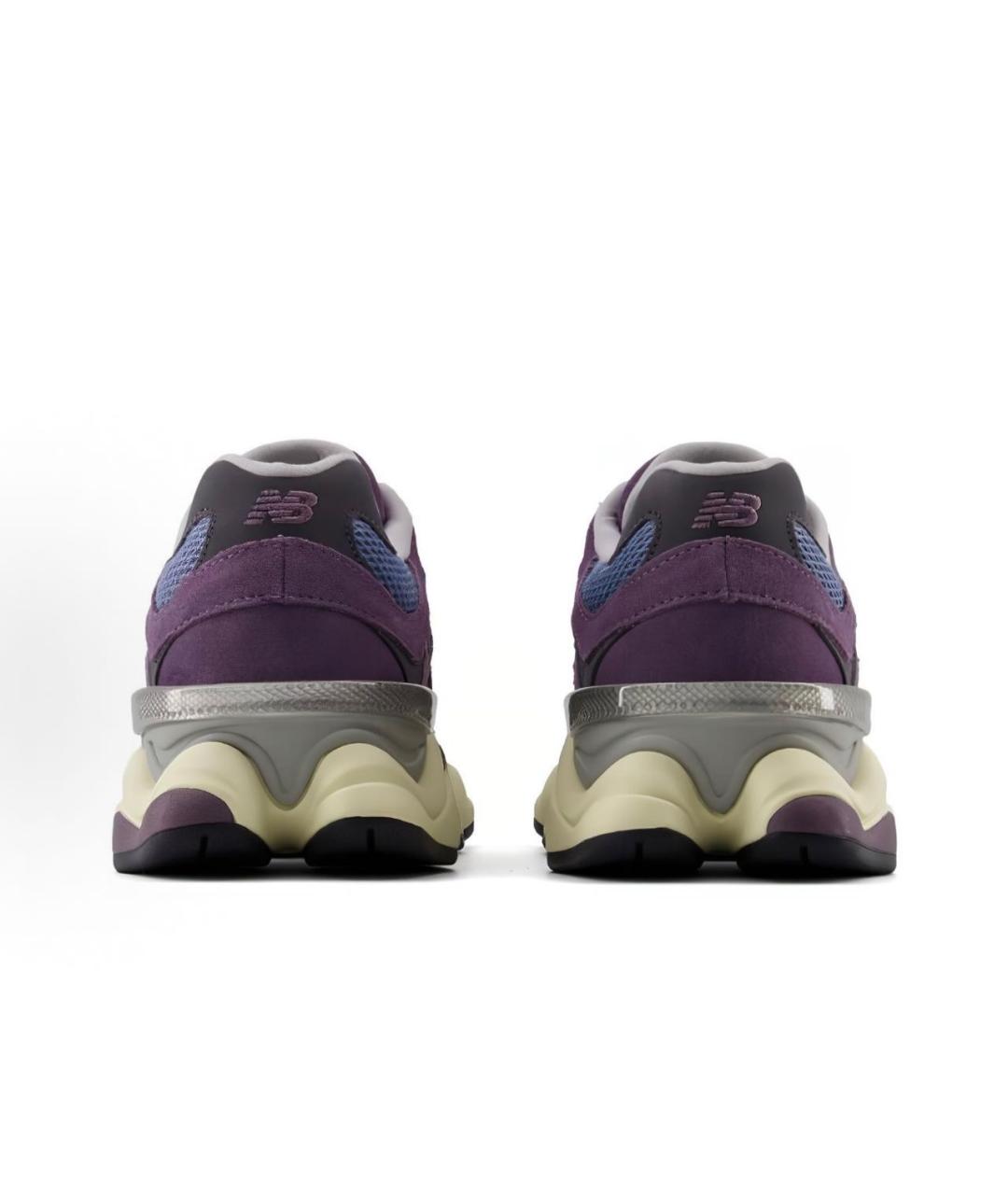 NEW BALANCE Фиолетовые замшевые слипоны, фото 4