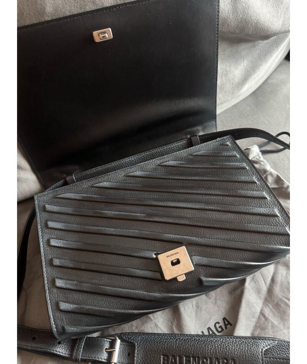 BALENCIAGA Кожаная сумка на плечо, фото 5