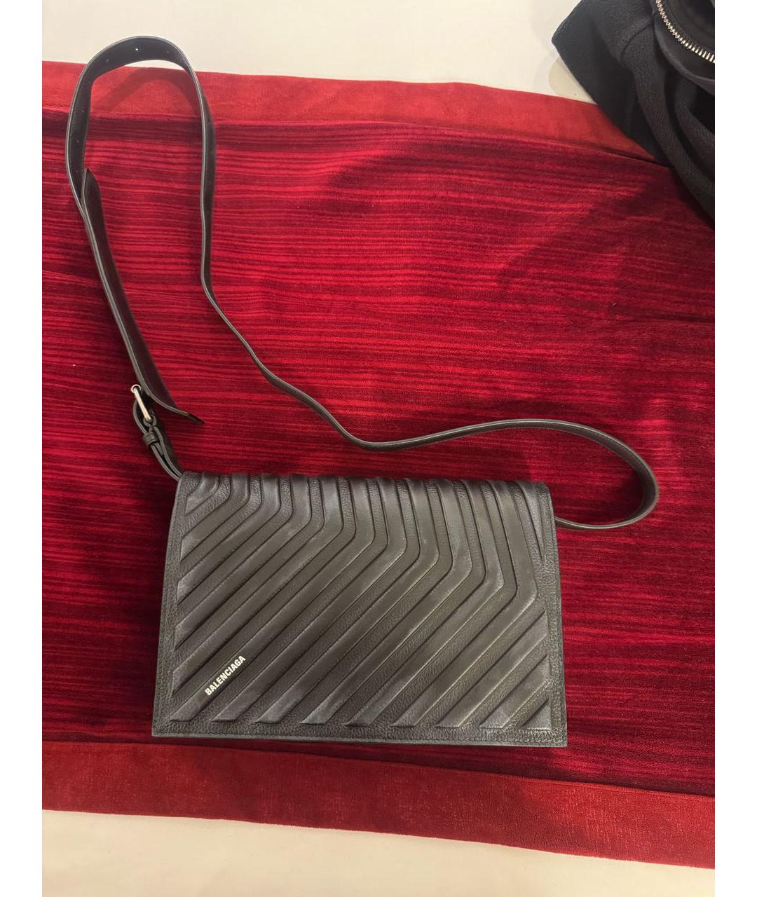 BALENCIAGA Кожаная сумка на плечо, фото 2