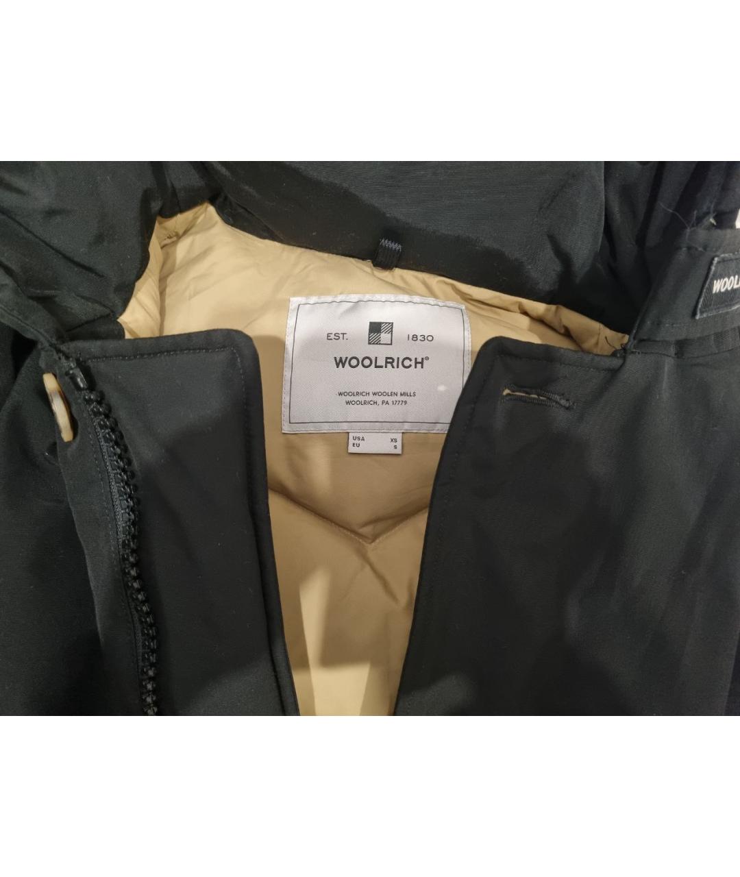 WOOLRICH Черная хлопковая куртка, фото 2