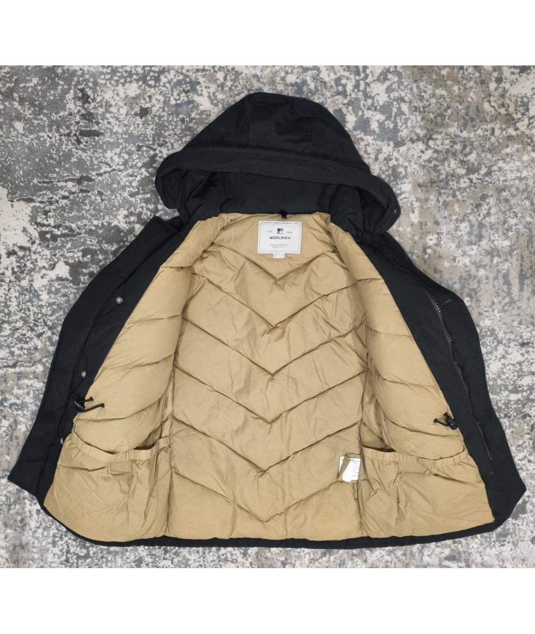 WOOLRICH Черная хлопковая куртка, фото 4