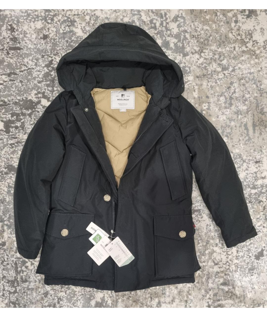 WOOLRICH Черная хлопковая куртка, фото 7