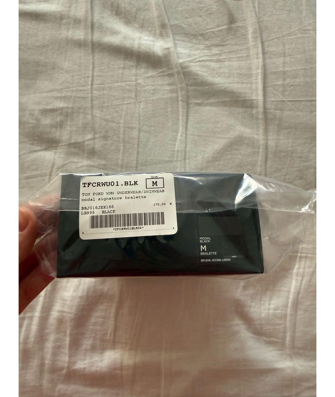 TOM FORD Черная хлопковая майка, фото 8