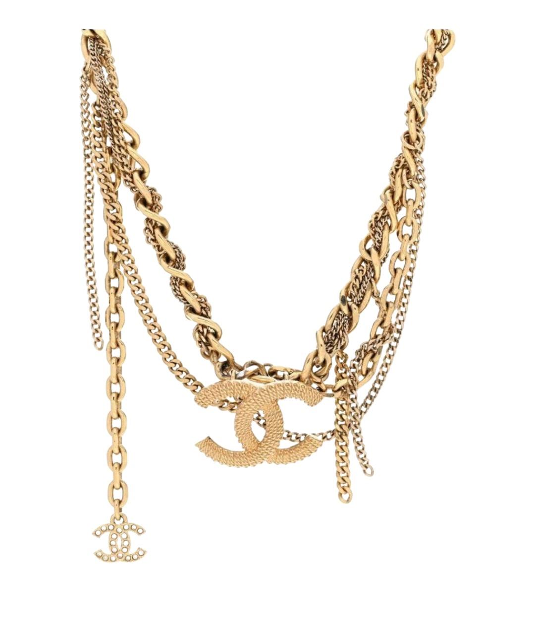 CHANEL Золотое колье, фото 1