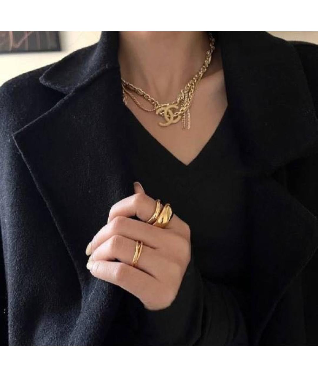 CHANEL Золотое колье, фото 4