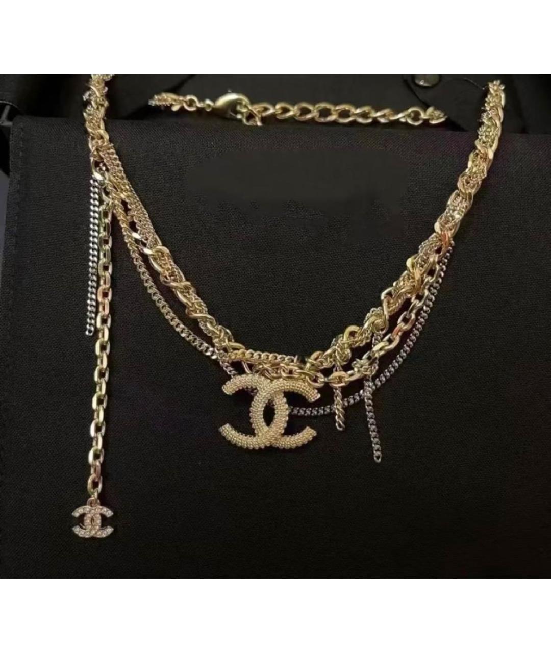 CHANEL Золотое колье, фото 5