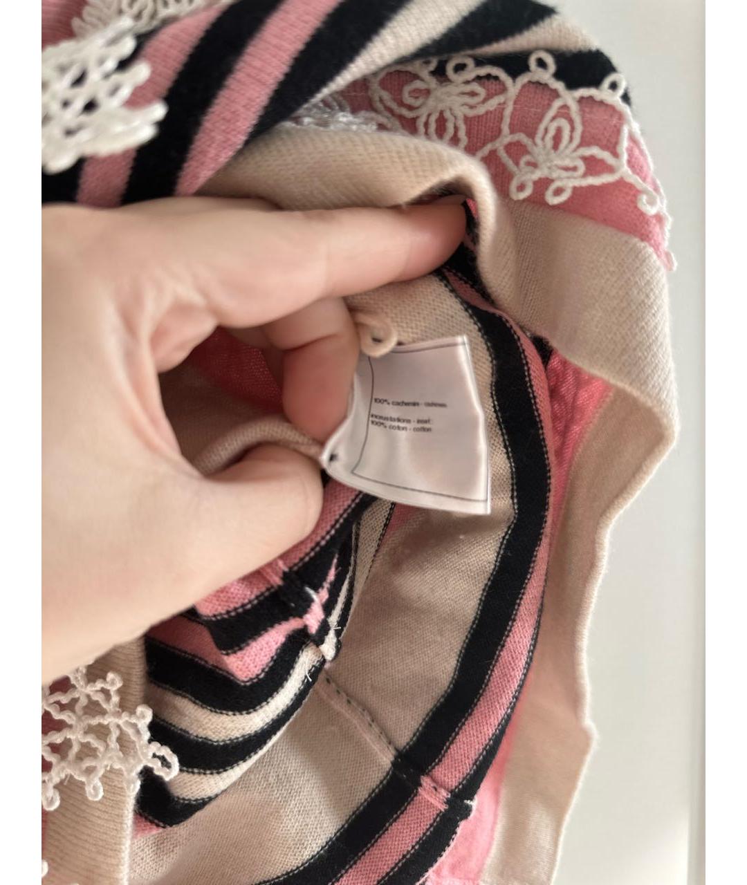 CHANEL Мульти кашемировое повседневное платье, фото 3