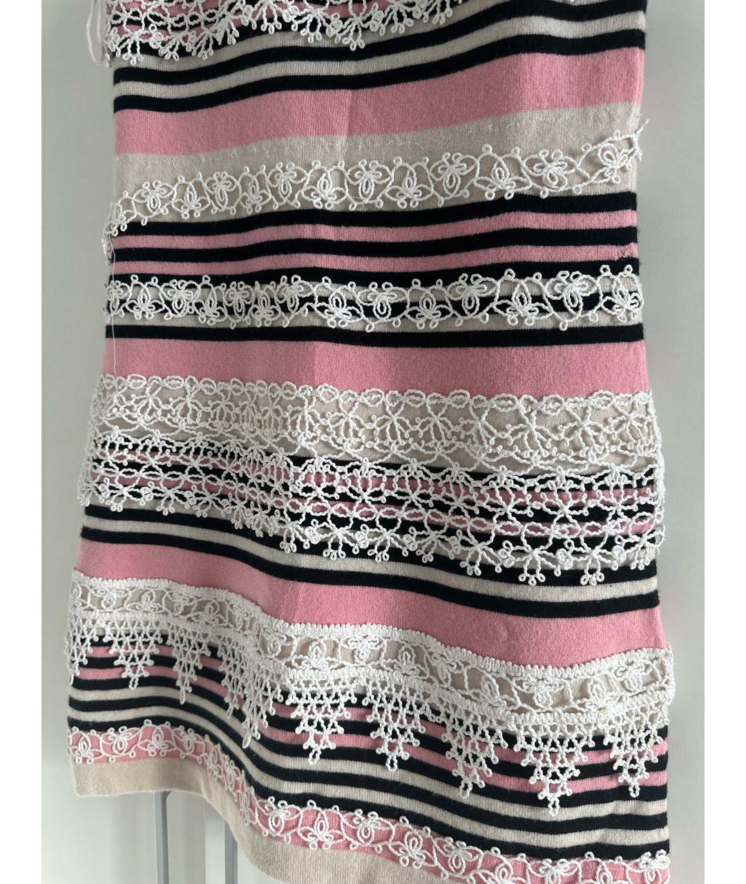 CHANEL Мульти кашемировое повседневное платье, фото 6