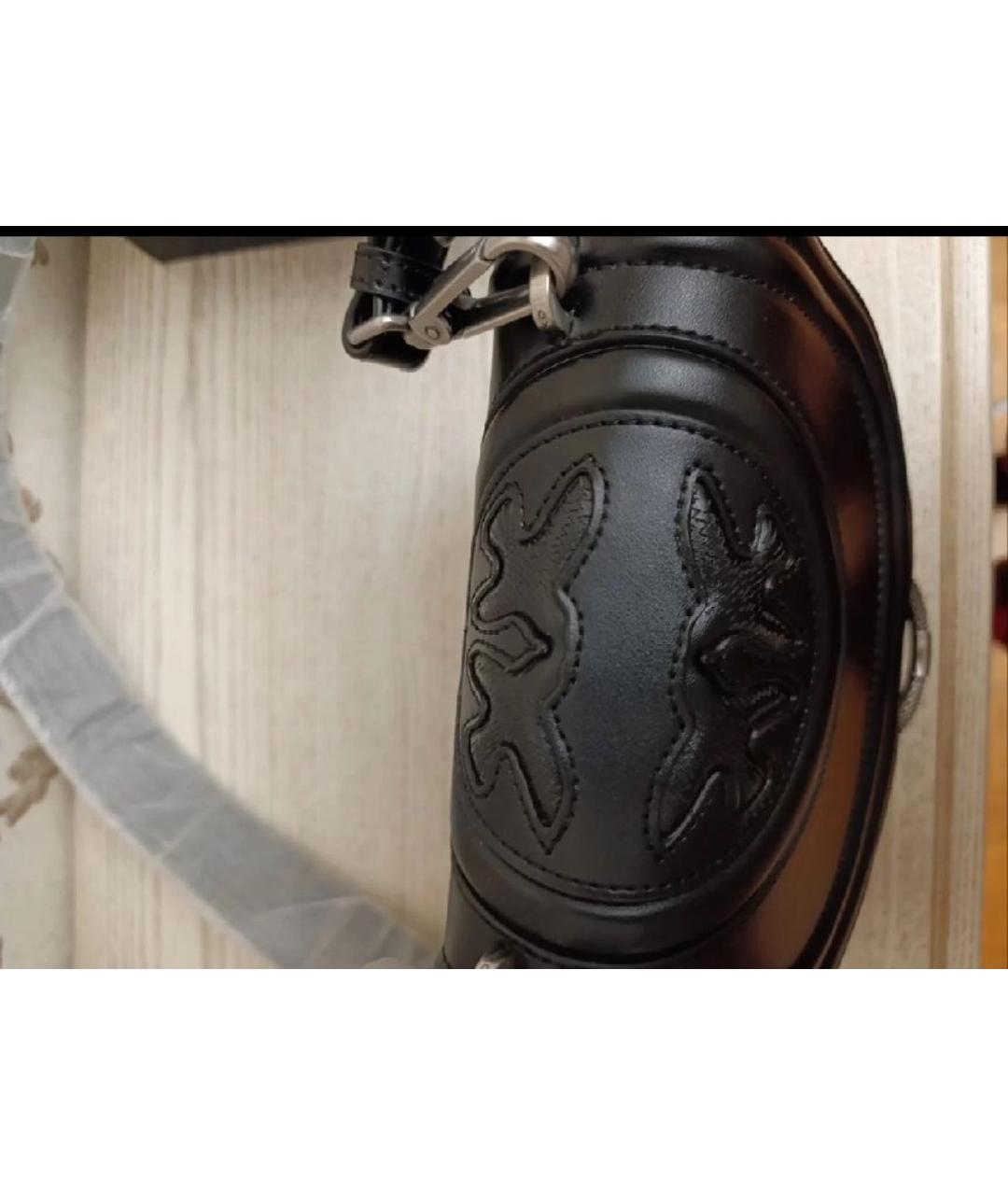 PINKO Черная кожаная сумка через плечо, фото 2