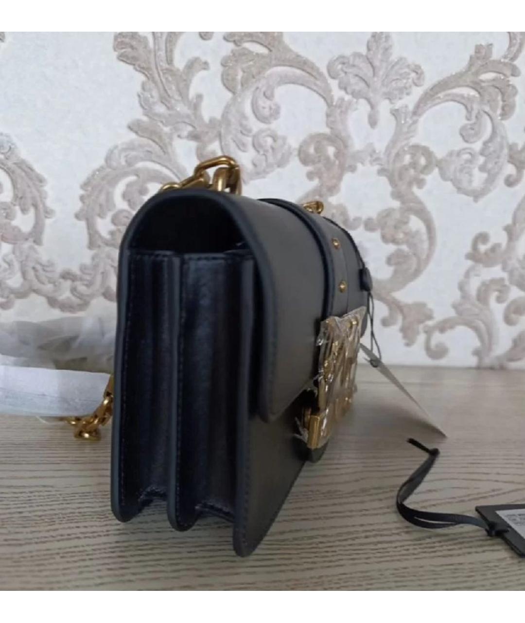 PINKO Черная кожаная сумка через плечо, фото 2