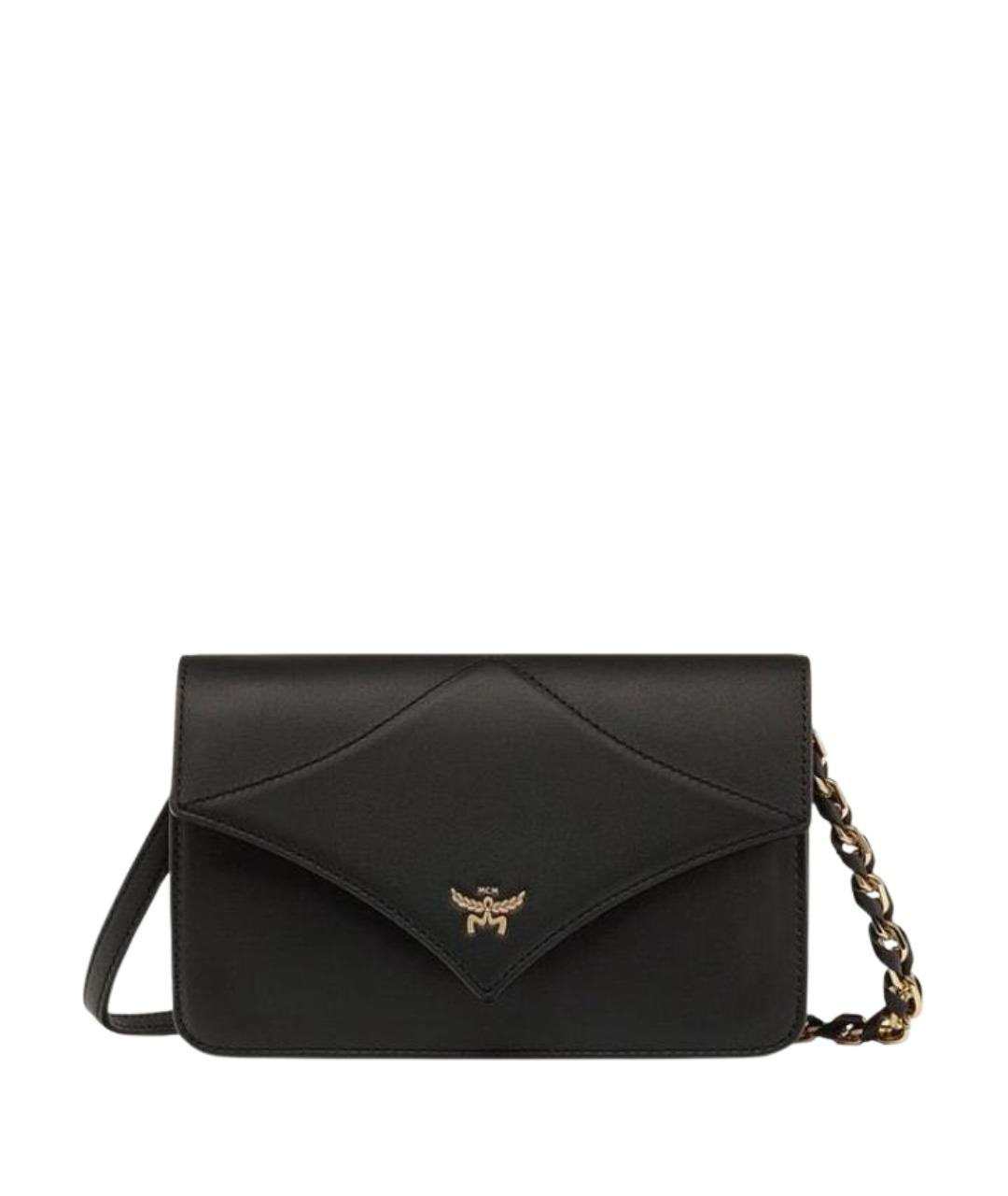 MCM Черная кожаная сумка через плечо, фото 1
