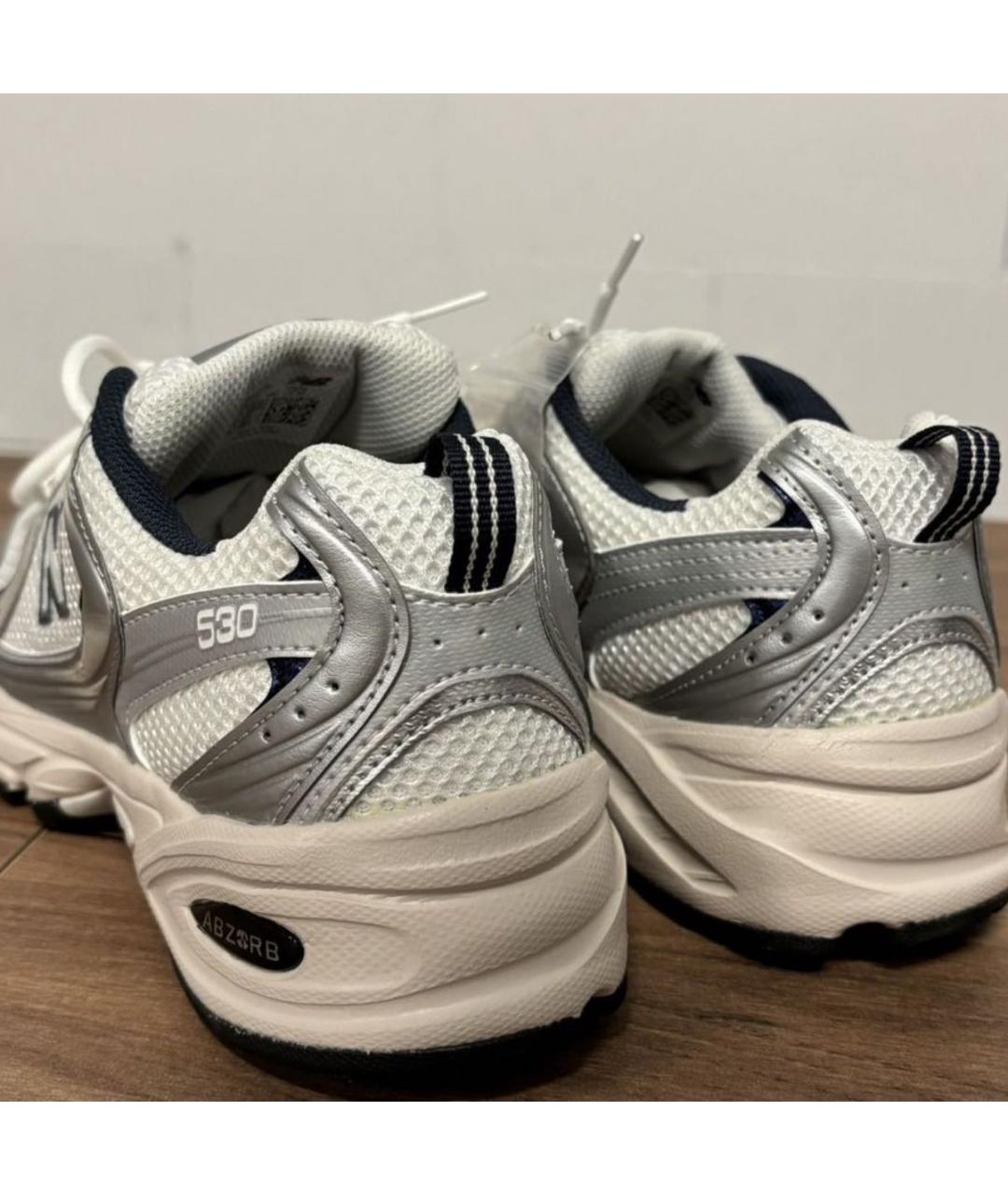 NEW BALANCE Серые низкие кроссовки / кеды, фото 3