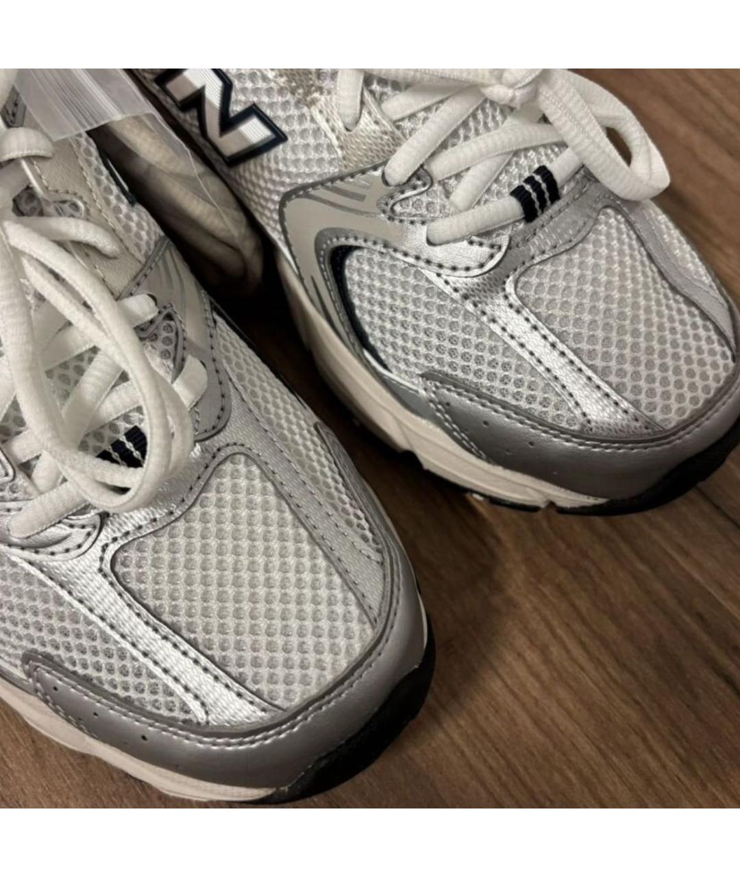 NEW BALANCE Серые низкие кроссовки / кеды, фото 2