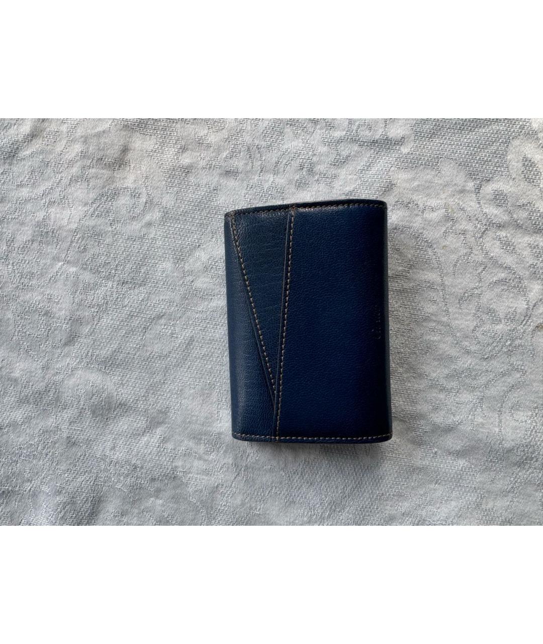 CARTIER Синий кожаный кардхолдер, фото 2