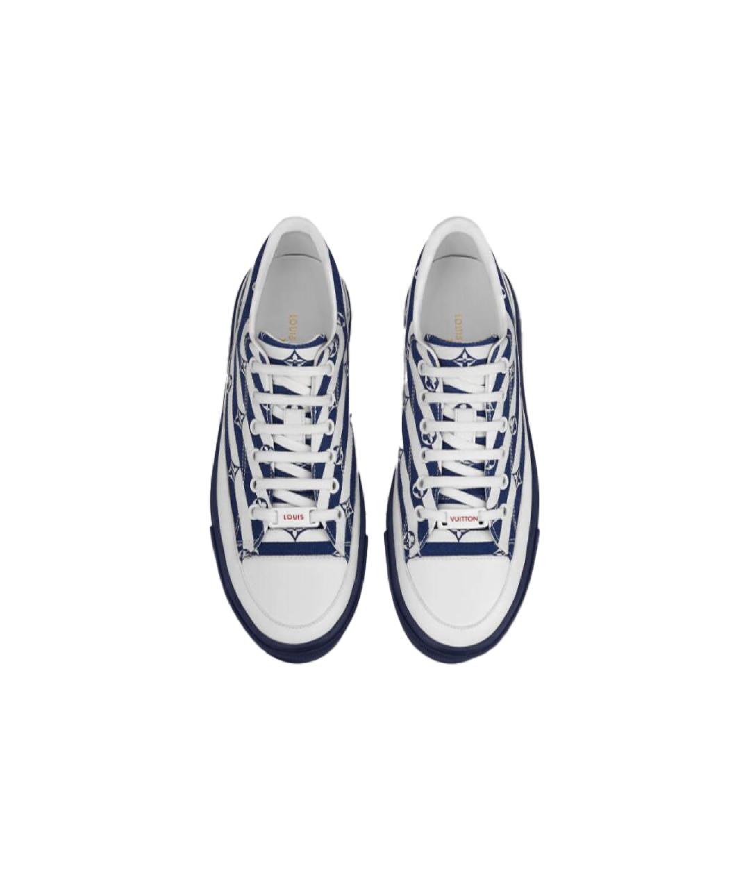 LOUIS VUITTON Мульти текстильные кеды, фото 3