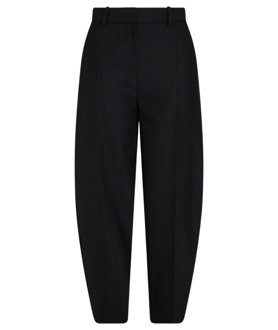 TOTEME Черные шерстяные брюки широкие, фото 1